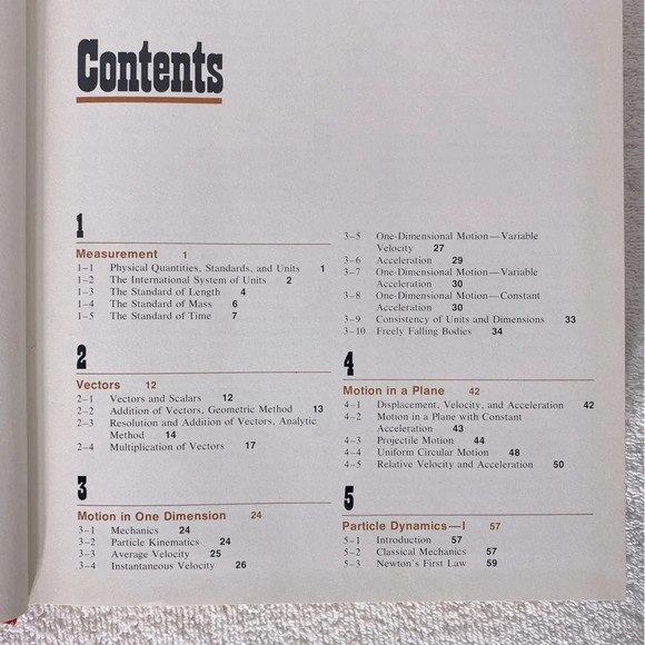 Vintage Fundamentals Of Physics Second Edition Hard Cover Text Book - Picture 8 of 11